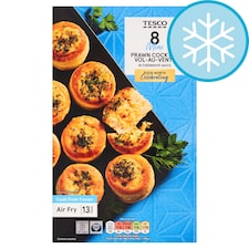 Tesco 8 Mini Prawn Cocktail Vol-Au-Vents 168G