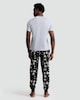 image 3 of Disney Star Wars Mandalorian Fleece Pyjama Bottoms in Black