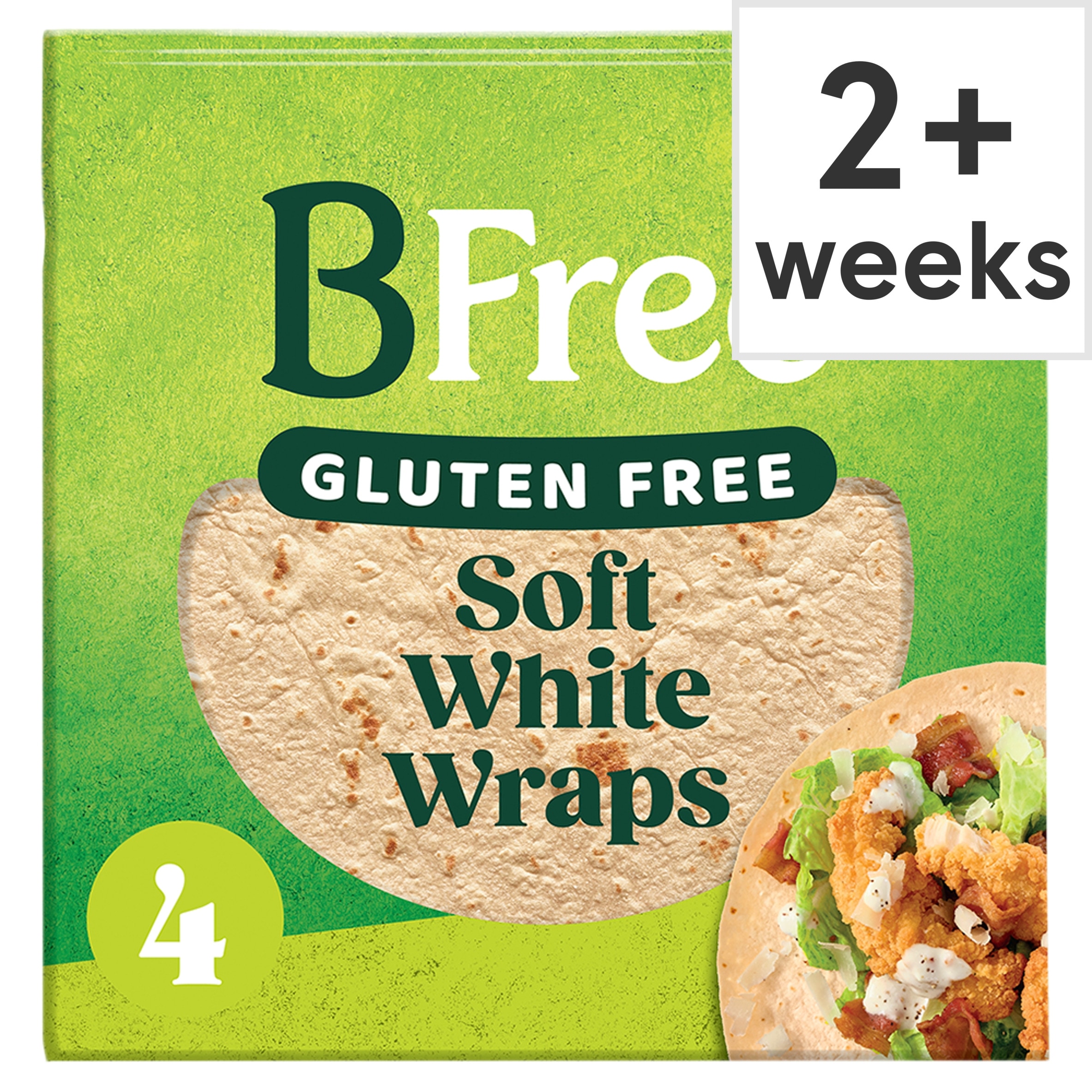 BFree Gluten Free Soft White Wraps 4 x 42g (168g)