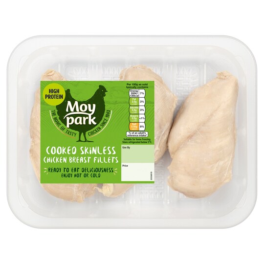 Moy Park Roast Skinless Breast Fillets 330G