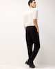 image 3 of F&F Straight Leg Chino Trousers in Black