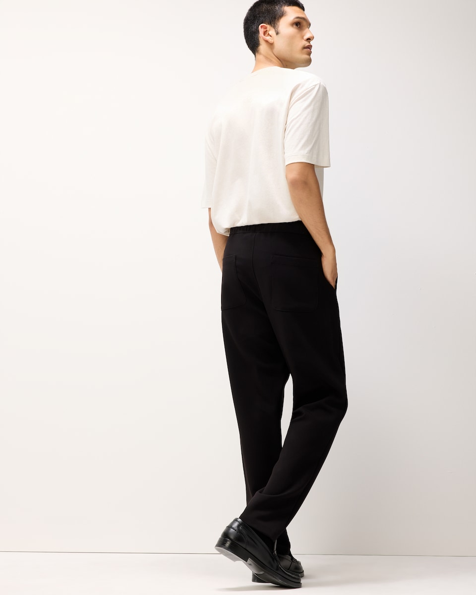 image 1 of F&F Straight Leg Chino Trousers in Black