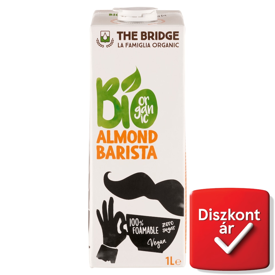 The Bridge Bio cukormentes Barista mandulaital 1 l