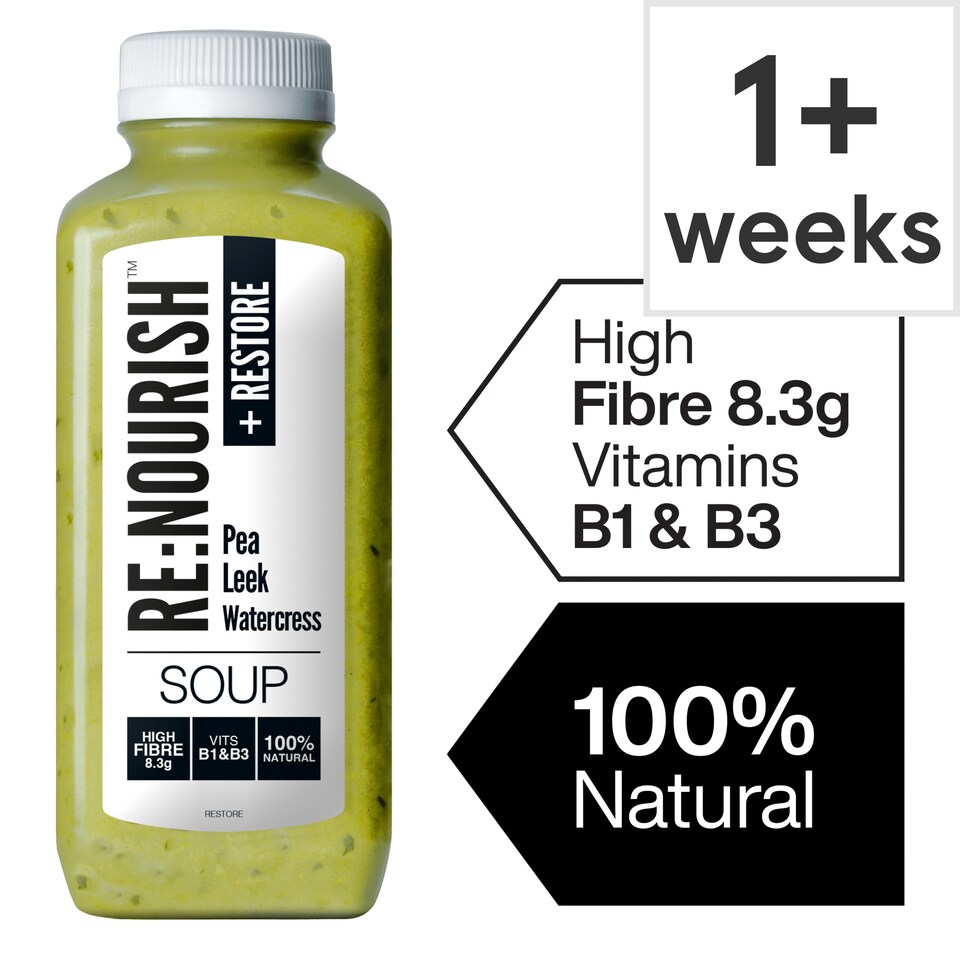 RENOURISH RESTORE Pea, Leek and Watercress Soup 500g