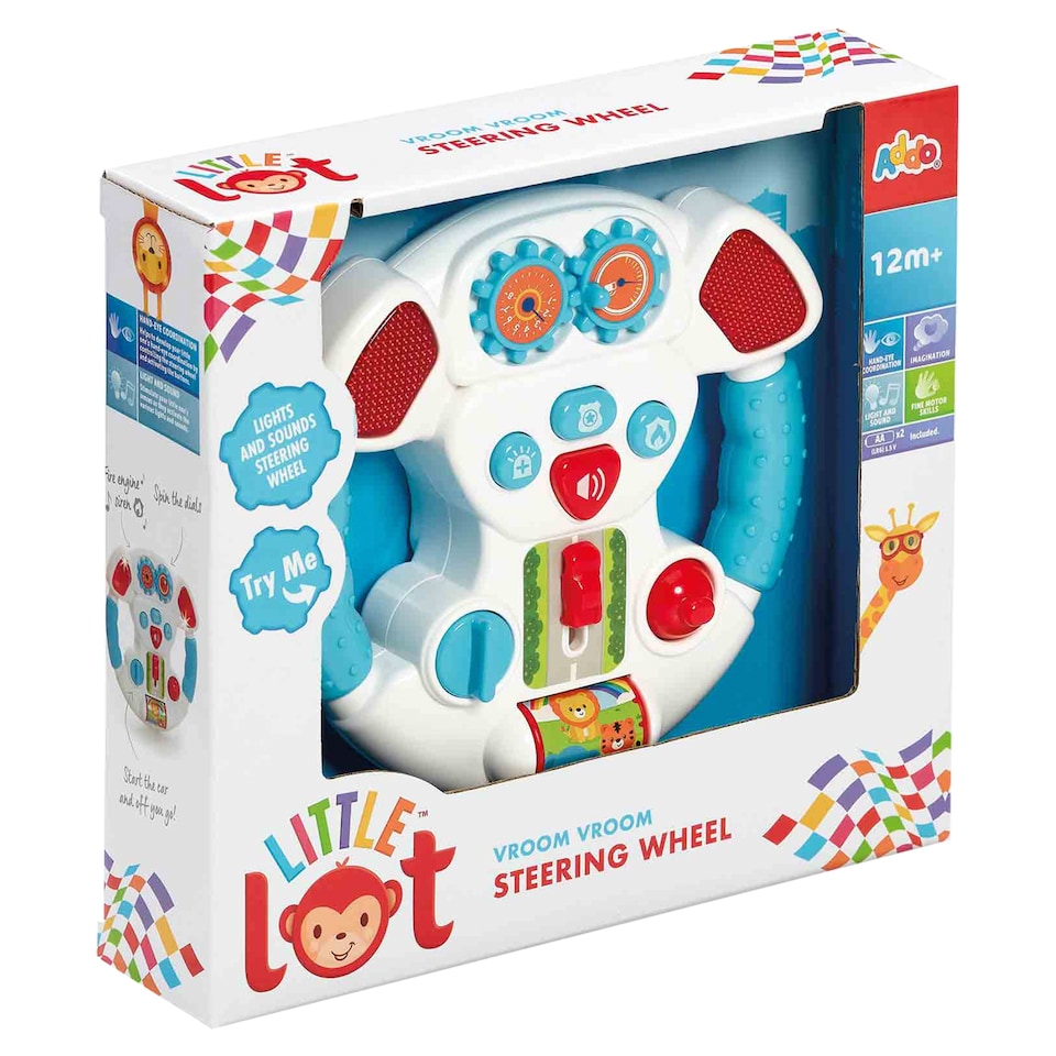 image 1 of Addo Little Lot Children's Interactive Steering Wheel