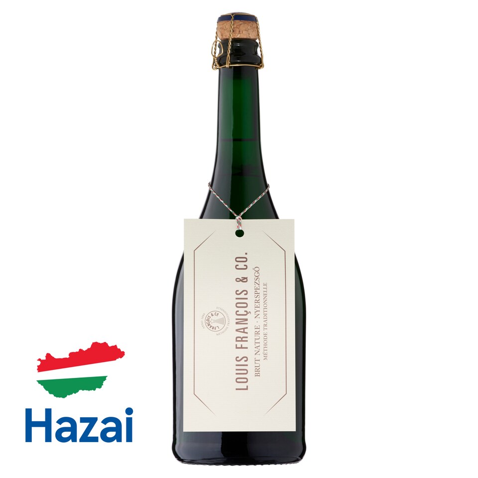 Louis François & Co. Brut Nature Etyek-Budai minőségi nyerspezsgő 0,75 l