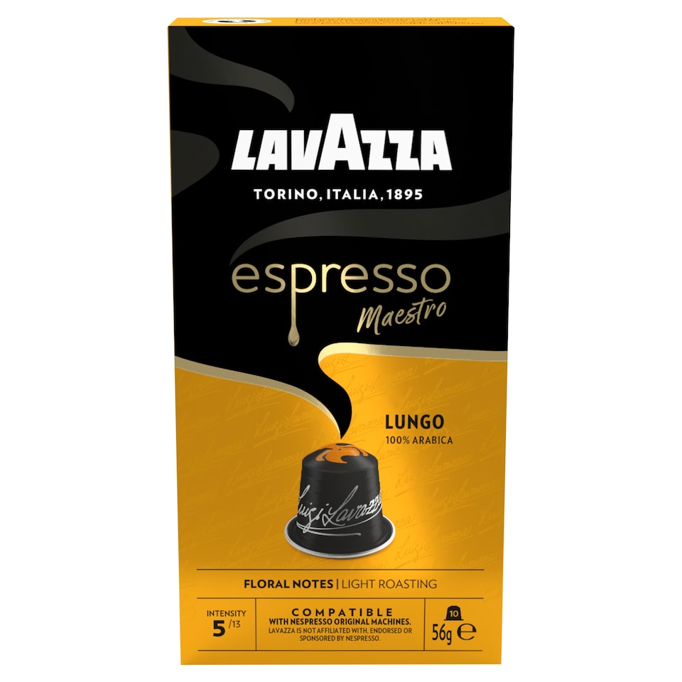 Lavazza Espresso Lungo Coffee Capsules X10 45G