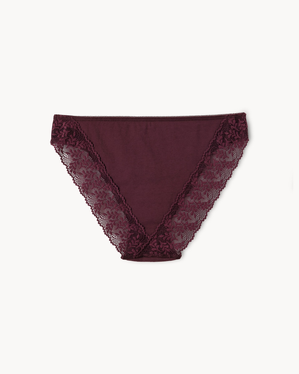 image 1 of F&F 5-Pack Cotton Rich Brazilian Knickers in Multi