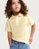 image 2 of F&F Boys Pure Cotton Embroidered Polo Shirt in Yellow