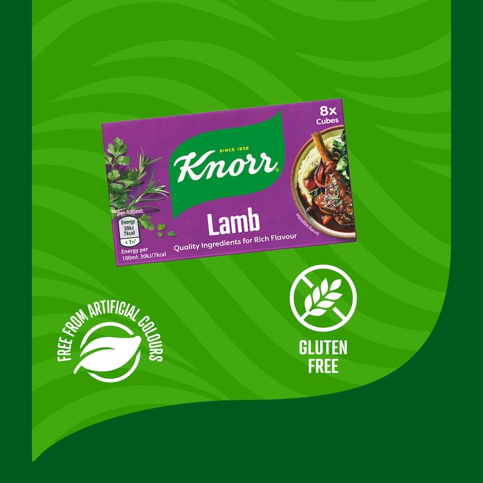 image 1 of Knorr Lamb Stock Cubes 8x10g