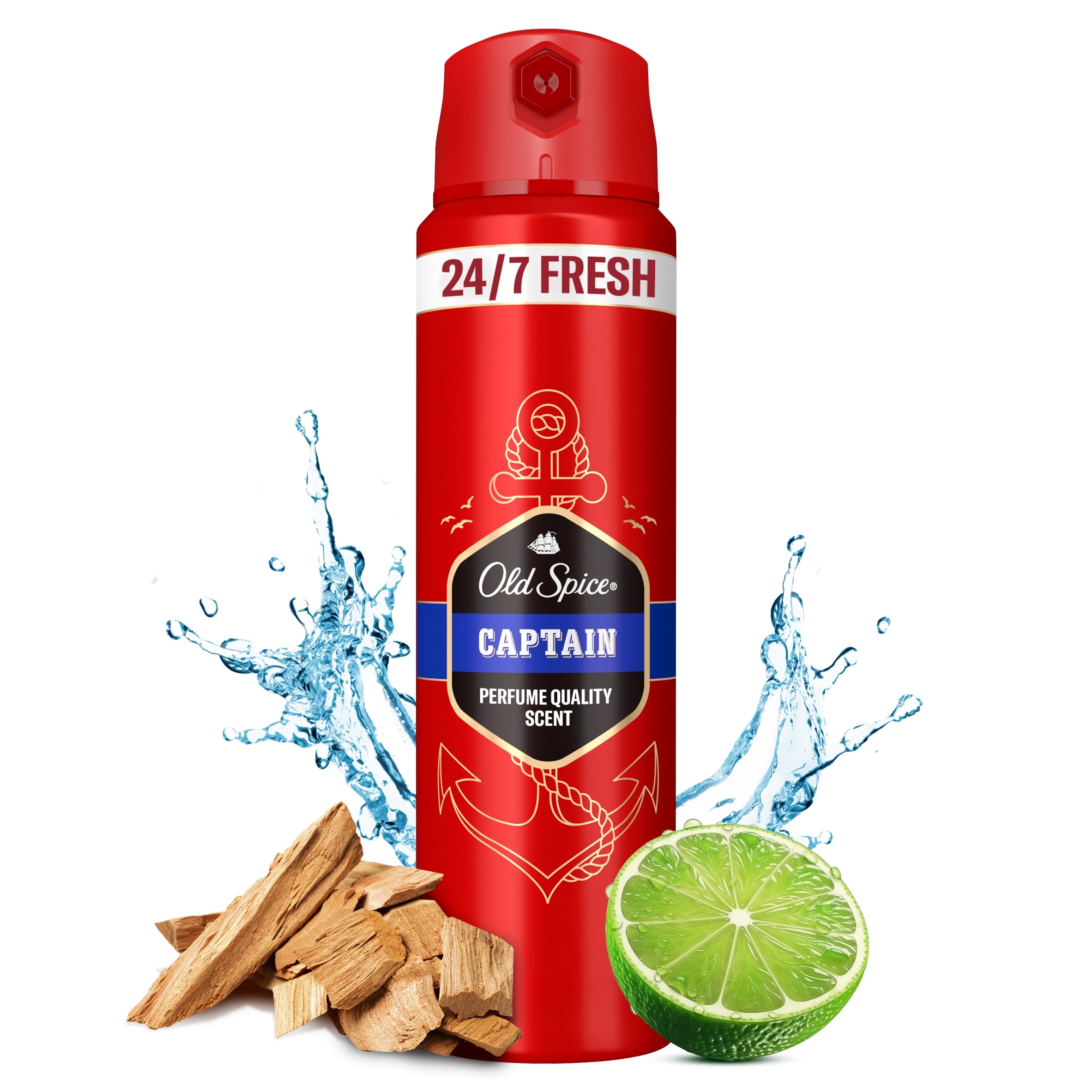 Old Spice Deodorant Body Spray Captain 150Ml