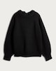 image 4 of F&F Knitted Satin Bow Back Jumper in Black