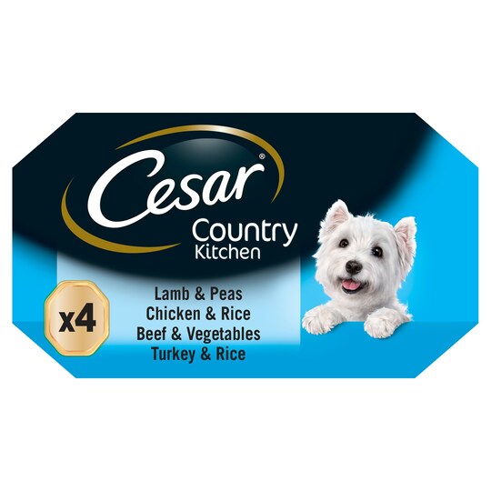 Cesar Multipack Wet SNR Dog Food 4 x150g Tesco Groceries
