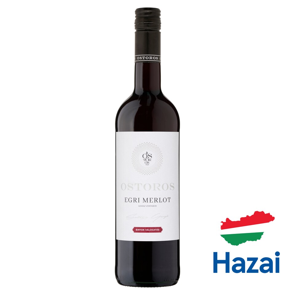 image 1 of Ostorosbor Egri Merlot Classicus Dry Red Wine 13% 750 ml