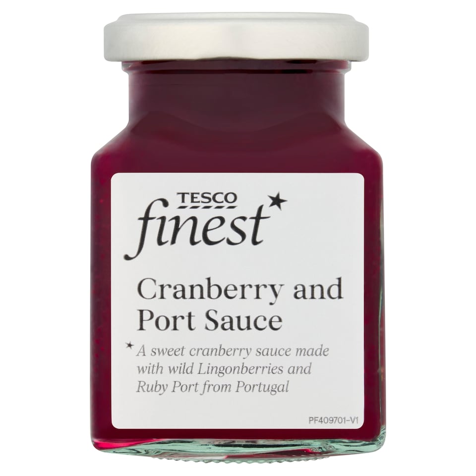 Tesco Finest Cranberry & Port Sauce 200g