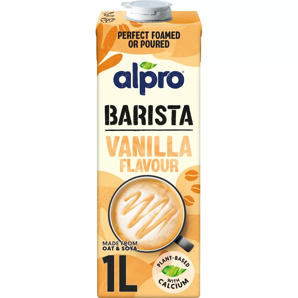 image 1 of Alpro Barista Vanilla Flavour Oat Soya Drink 1L