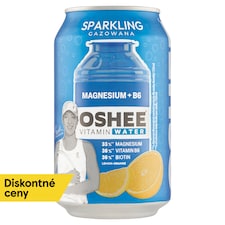 Oshee Vitamin Water Magnesium+B6 sýtený nealkoholický nápoj s príchuťou citróna a pomaranča 330 ml