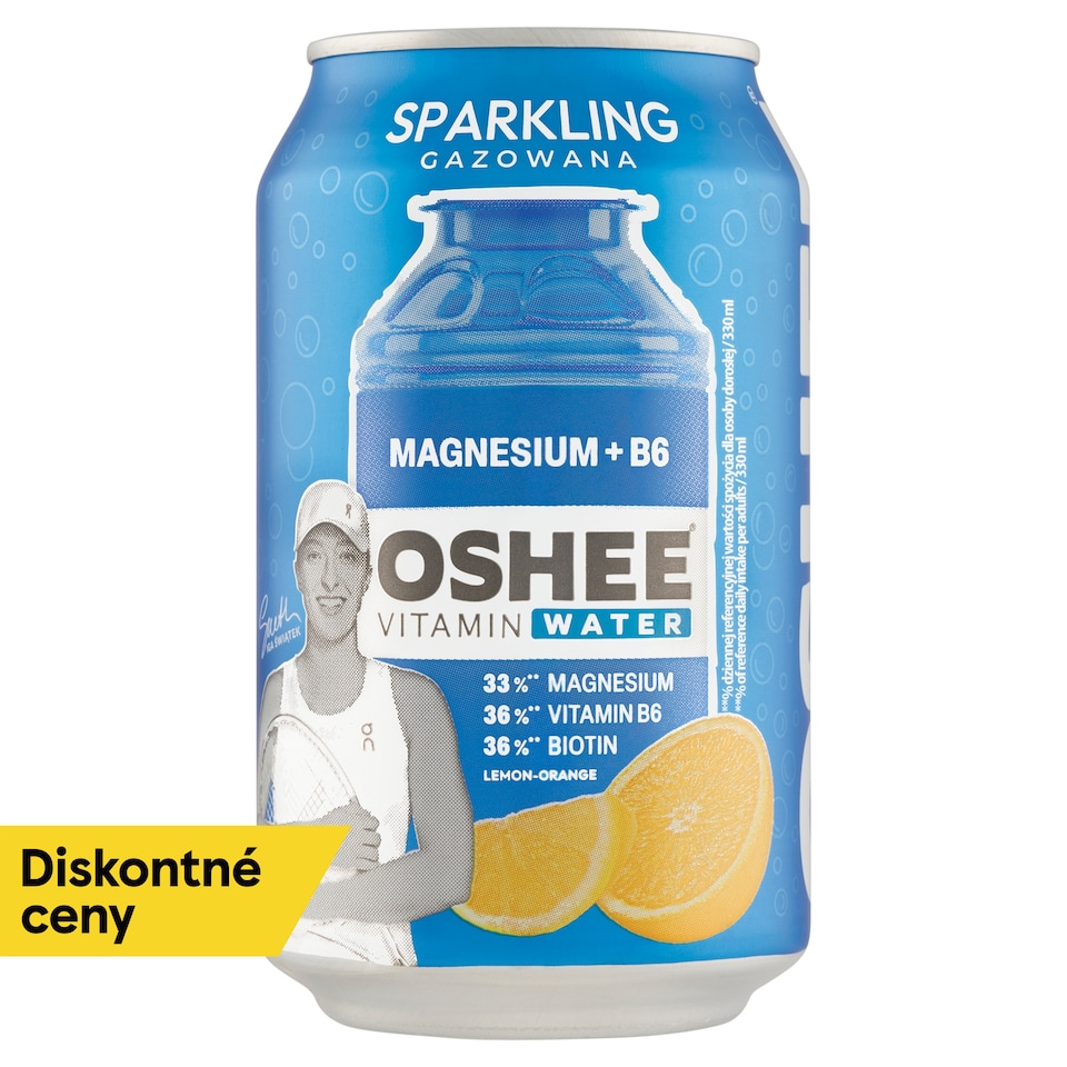 image 1 of Oshee Vitamin Water Magnesium+B6 Carbonated Non-Alcoholic Drink with Lemon and Orange Flavor 330 ml