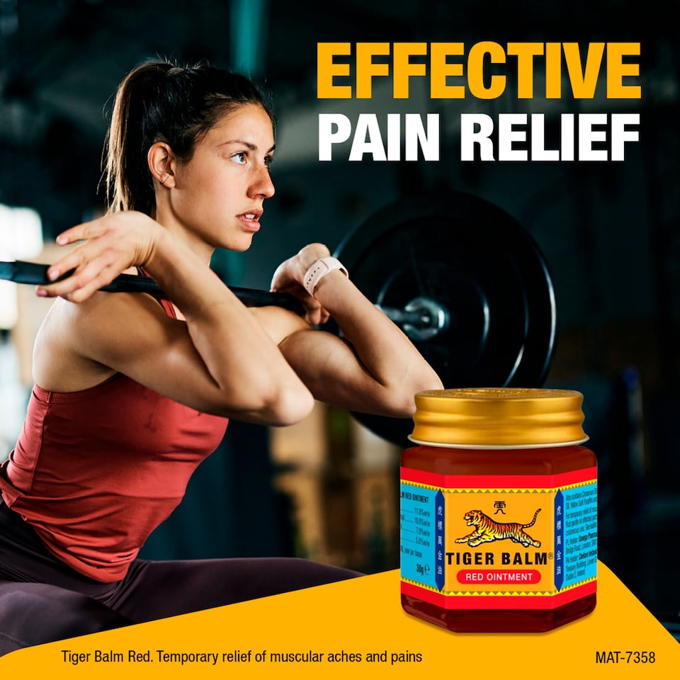 image 1 of Tiger Balm Red Pain Relief Ointment 30g