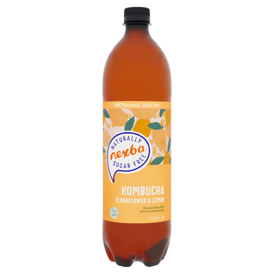 Nexba Kombucha - Elderflower & Lemon 1L