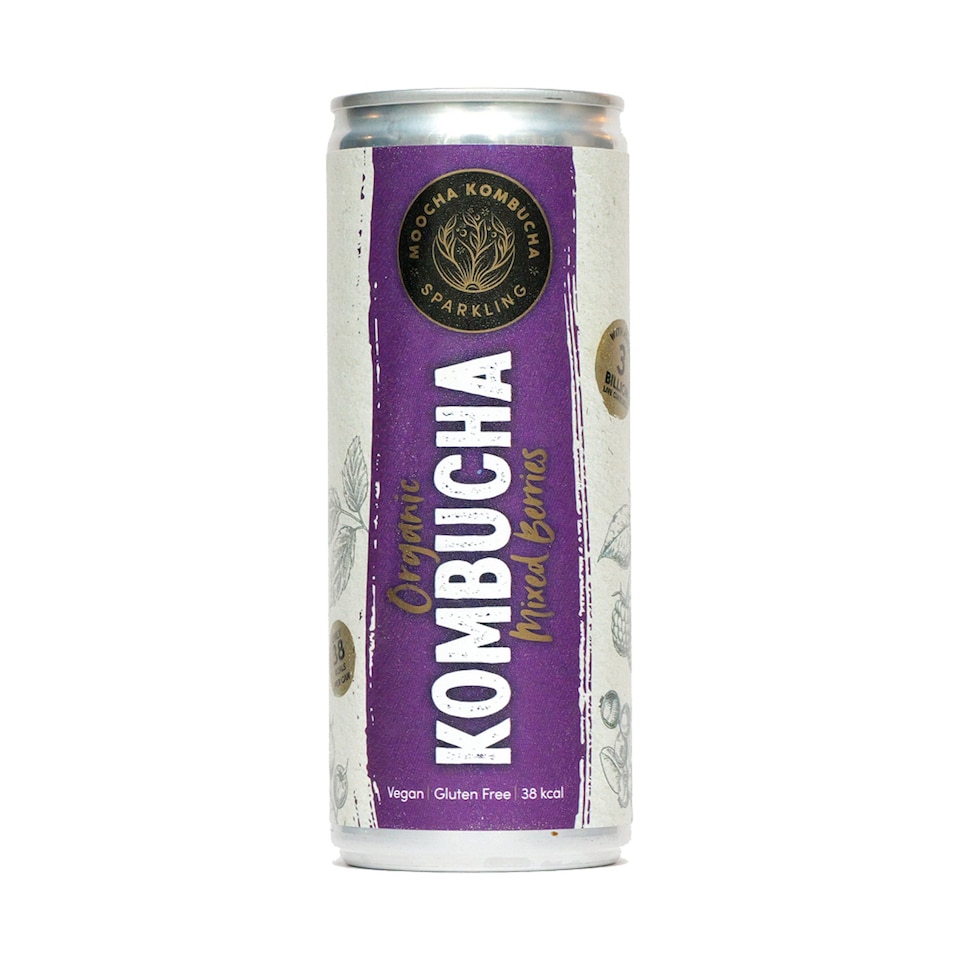 MOOCHA KOMBUCHA Organic Kombucha Mixed Berry 250ml