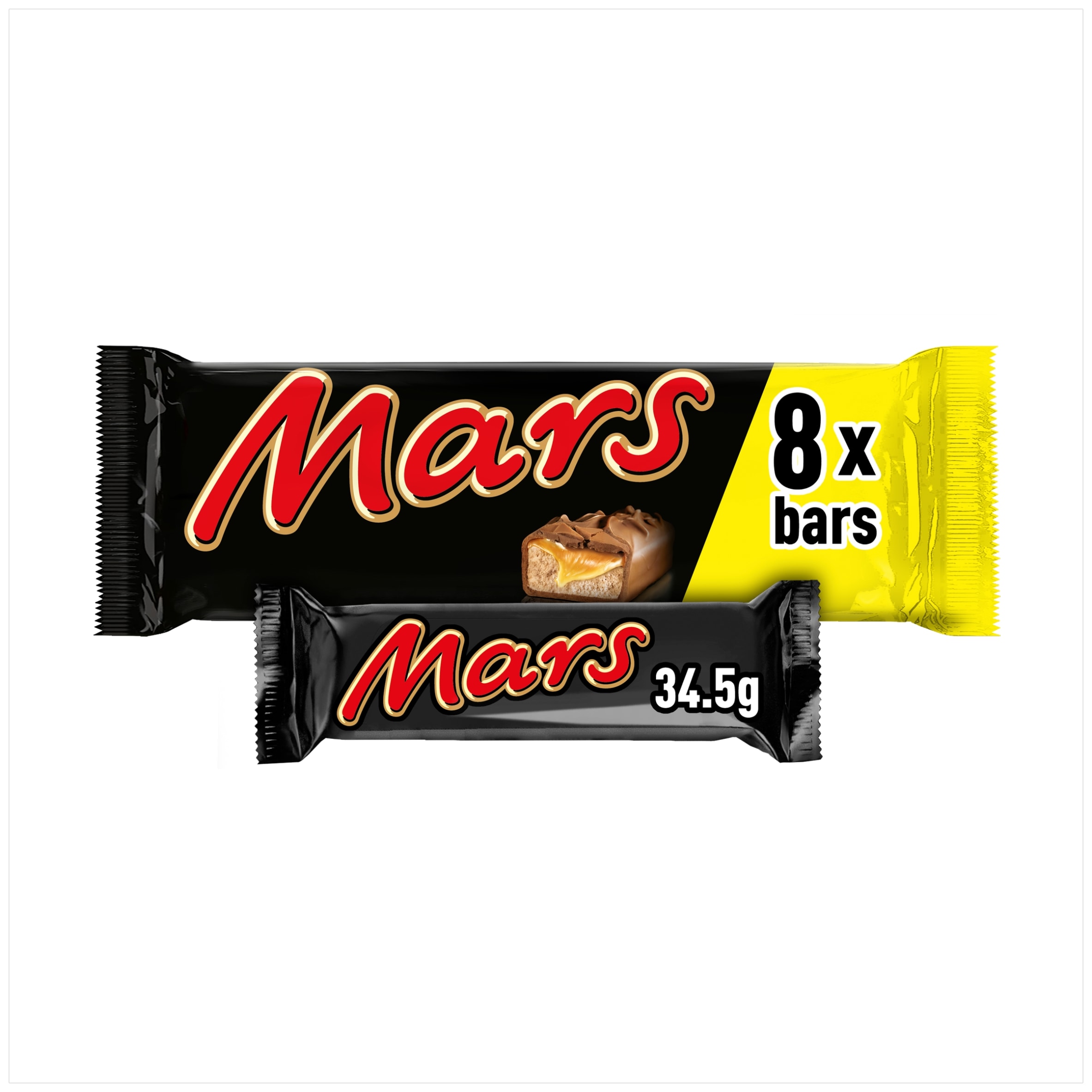 Mars Caramel, Nougat & Milk Chocolate Bars Multipack 8 x 34.5g