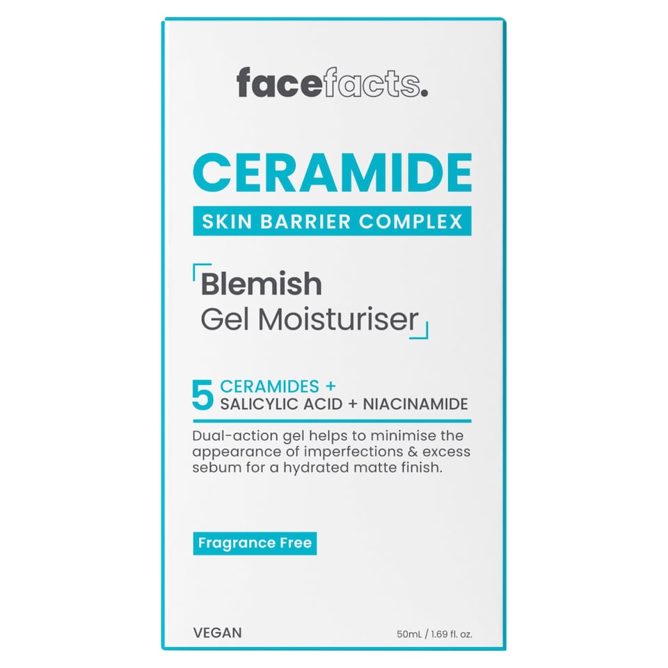 Face Facts Ceramide Blemish Gel Moisturiser 50ml