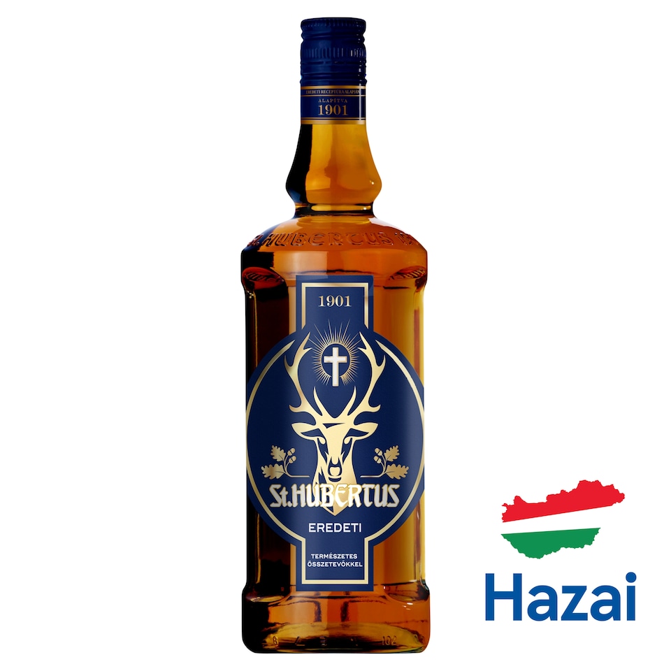 St. Hubertus eredeti gyógynövénylikőr 33% 0,5 l   1. kép