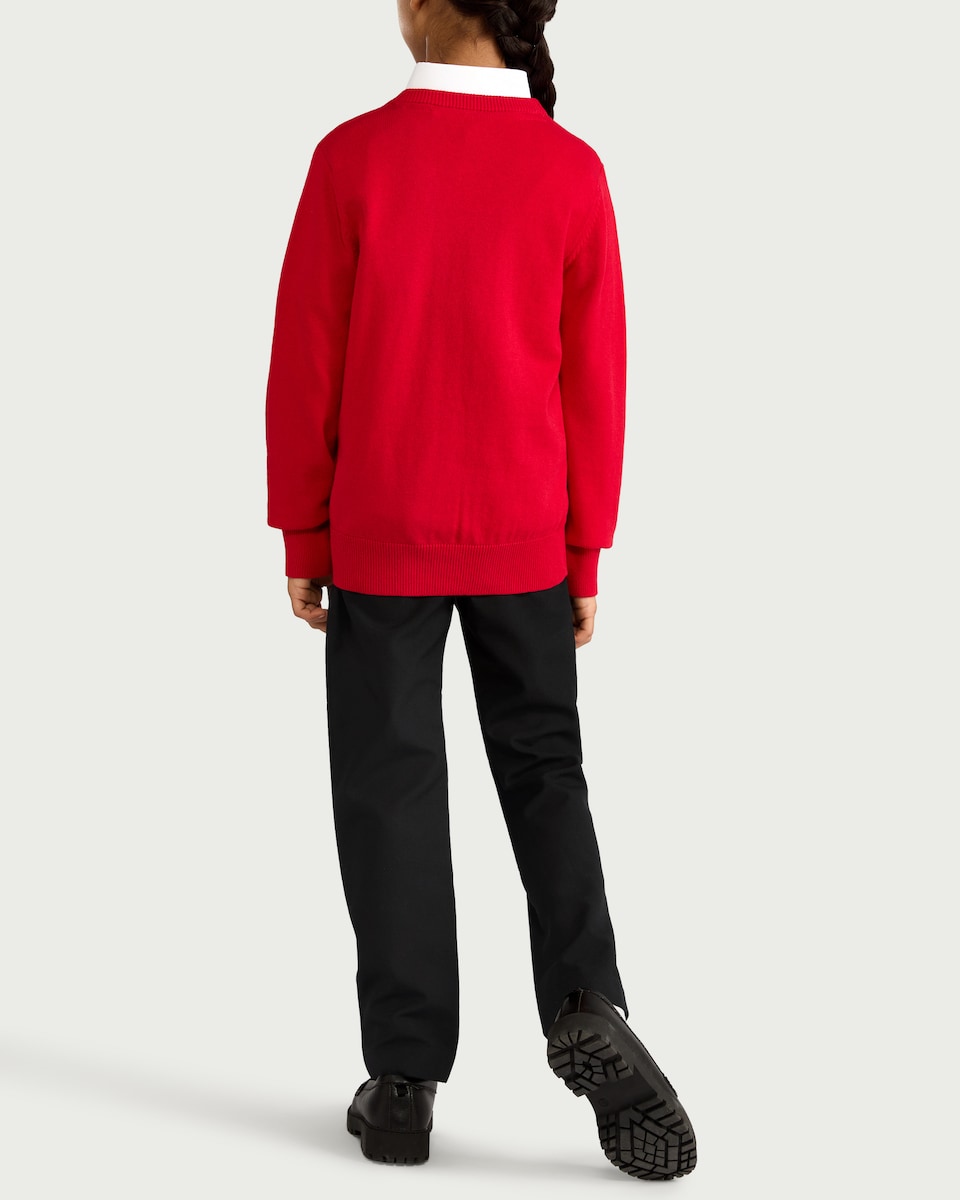 image 1 of F&F Girls School 2-Pack Dressing Made Easy Trousers in Black