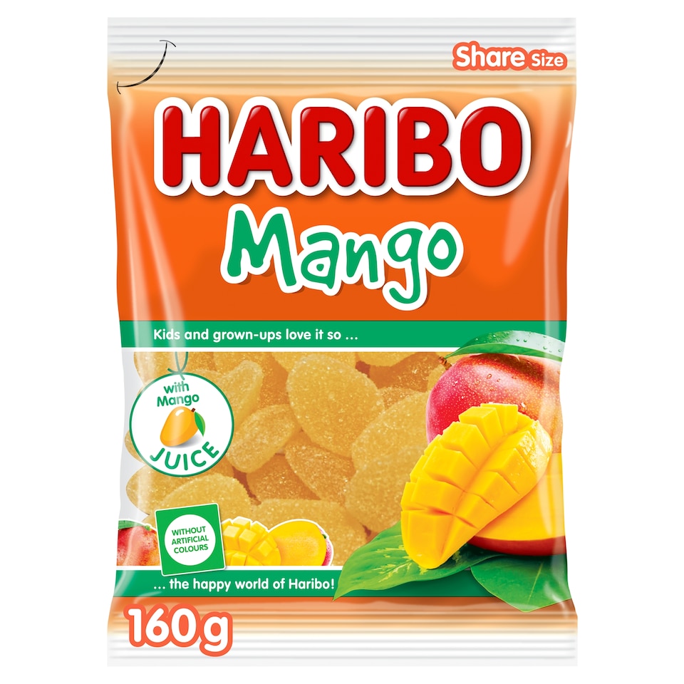 Haribo Mango ovocné želé 160g