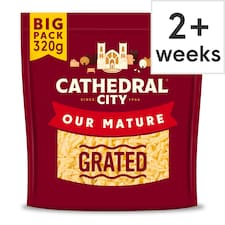 Cathedral City Grated Mature Cheddar Cheese 320g