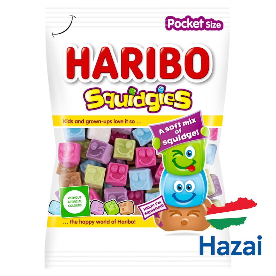 Haribo Squidgies Mousse Gums with Fruit and Cola Flavour 80 g
