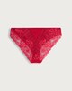 image 2 of F&F Lace Trim Brazilian Knickers in Red