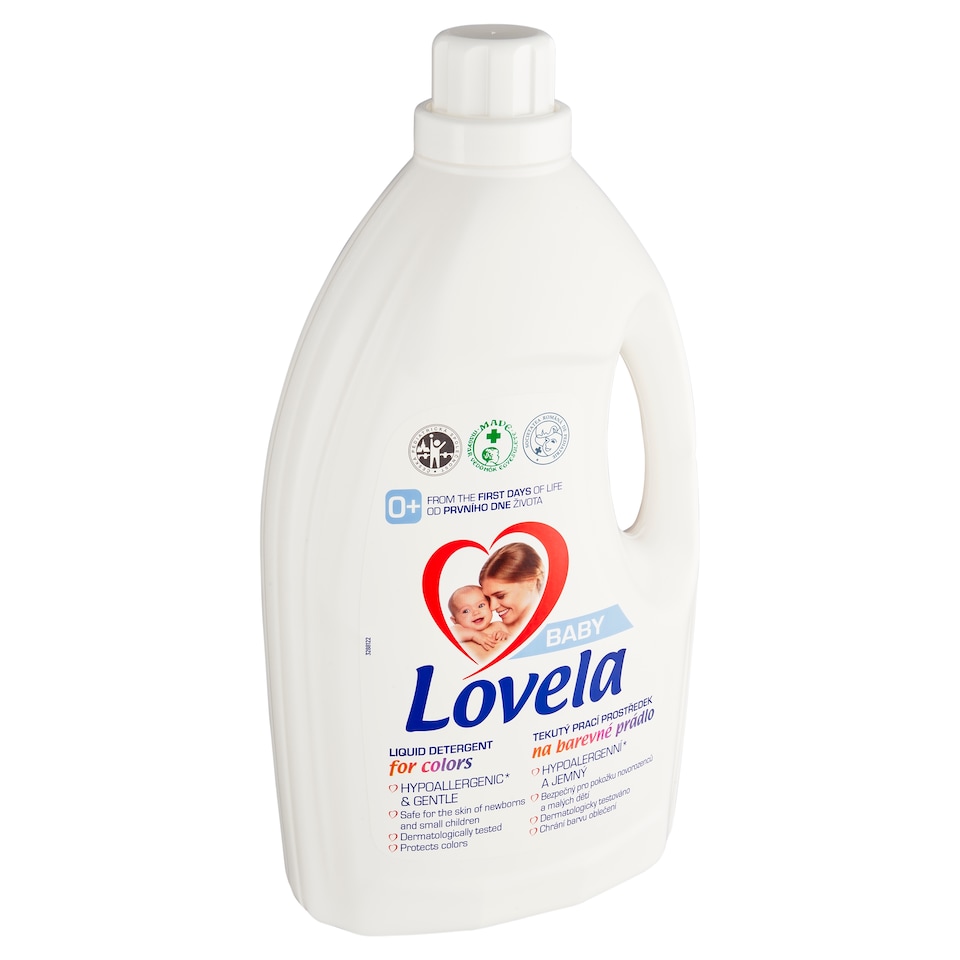 Obrázek 1 pro produkt Lovela Baby Tekutý prací přípravek na barevné prádlo 32 praní 2,9l