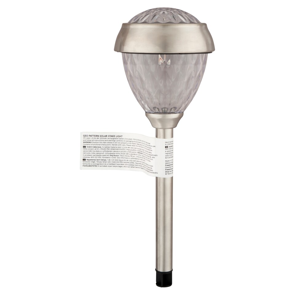 Tesco Geo Pattern Solar Stake Light