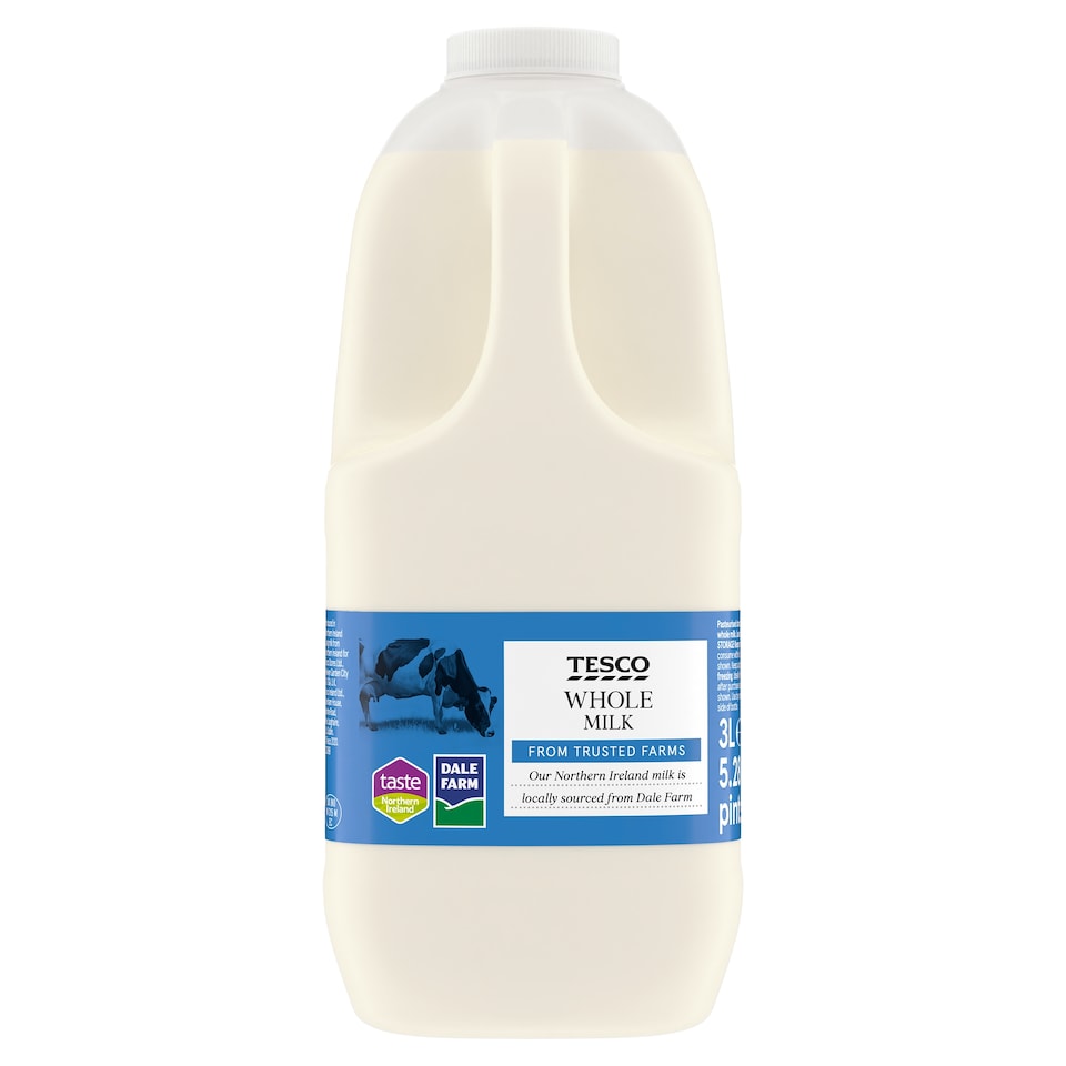 Tesco Whole Milk 3 Litres