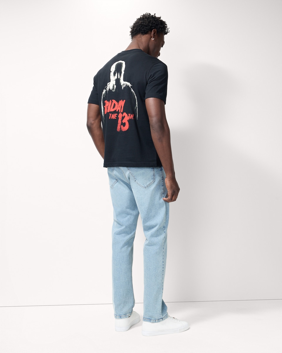 image 1 of Friday the 13th Pure Cotton Halloween T-Shirt in Black