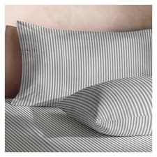 Silentnight Supersoft Printed Stripe Pillowcase Pair