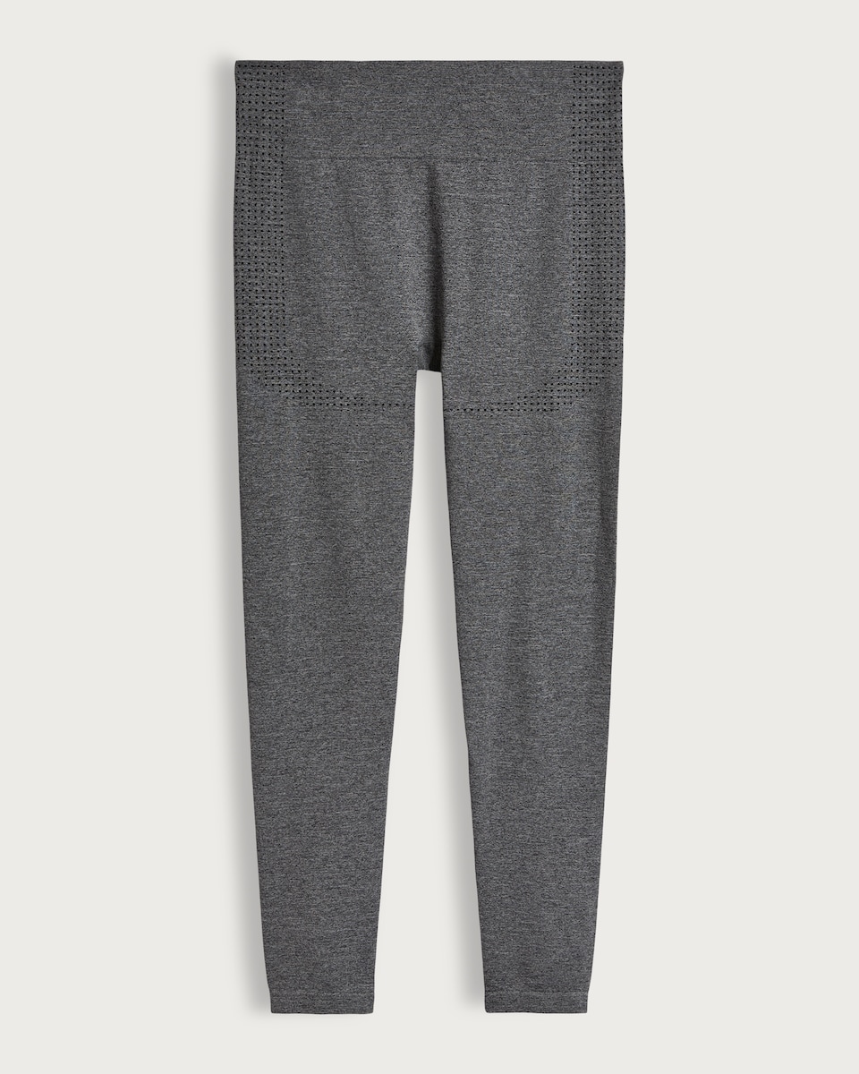 image 1 of F&F Active Seamfree High Waisted Sports Leggings in Grey Marl