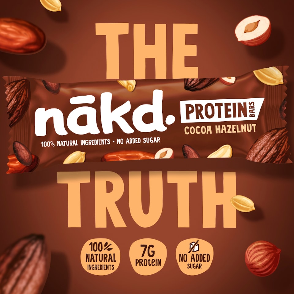 image 1 of Nakd Peanut Butter Protein Bars Multipack 3 x 45g