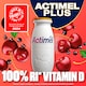 image 2 of Actimel Plus 100% Vitamin D Cherry & Elderberry Live Yoghurt Drink Multipack 8x100g