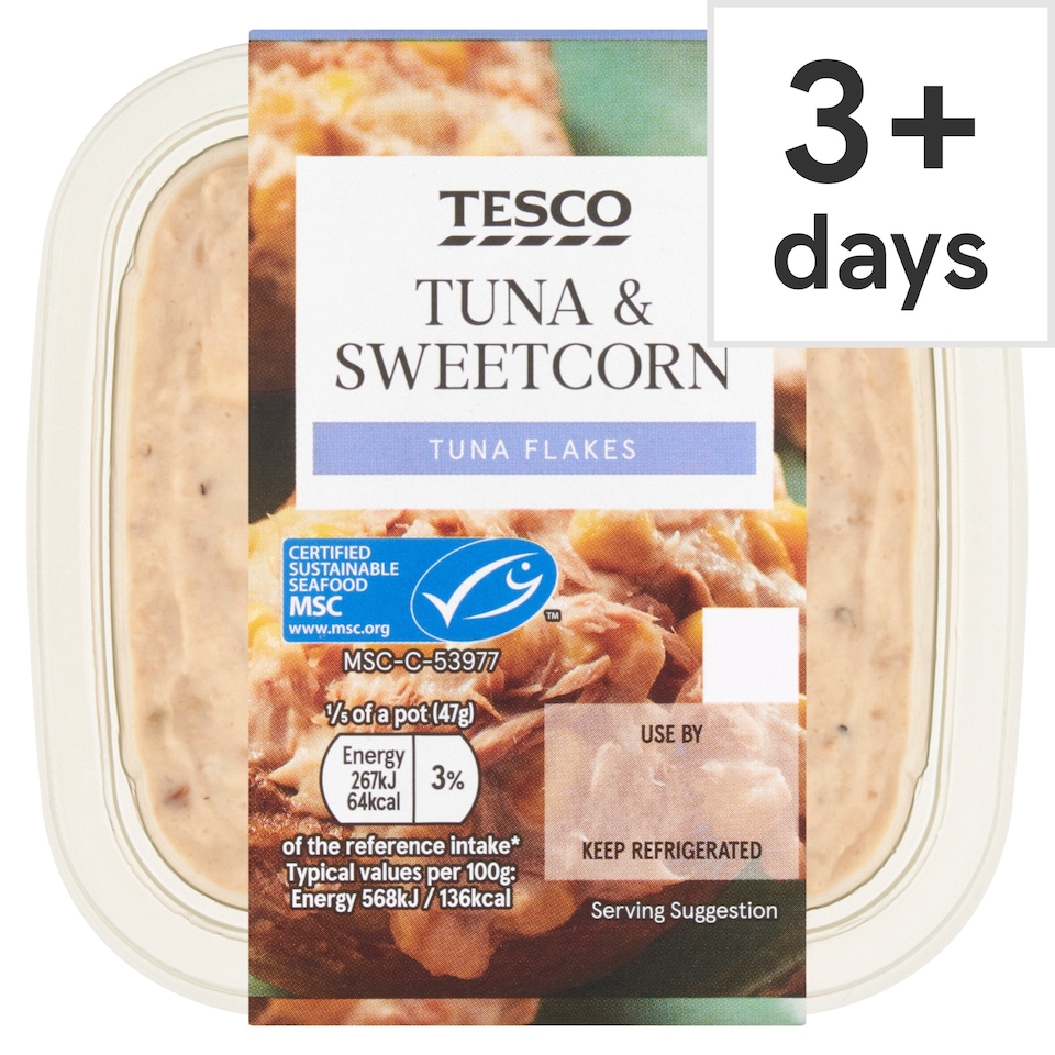 Tesco Tuna Sweetcorn Sandwich Filler 235g