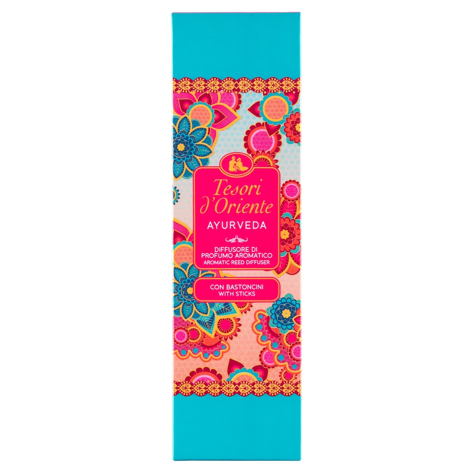 Obrázek 1 pro produkt Tesori d'Oriente Ayurveda aroma difuzér s náplní a tyčinkami 200ml