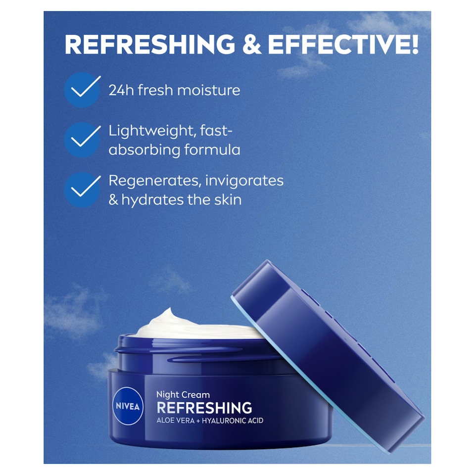image 1 of NIVEA Refreshing Day Cream Moisturiser SPF30 Normal Skin 50ml 