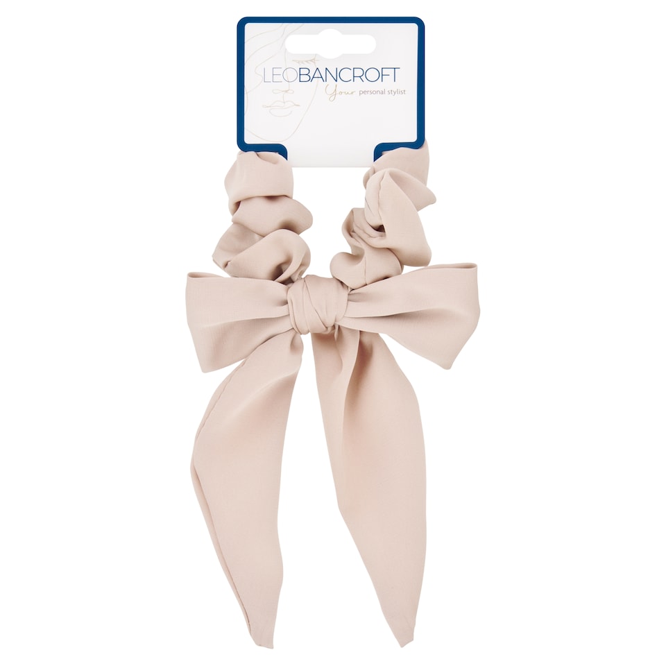 Leo Bancroft Satin Bow Scrunchie