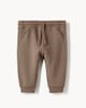 image 4 of F&F Baby 2-Piece Cotton Rich Striped Bear Sweatshirt and Joggers Set in Neutral
