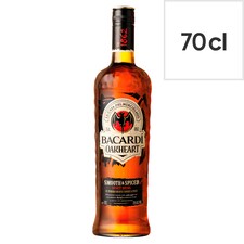 Bacardi Oakheart Spiced Rum 70Cl