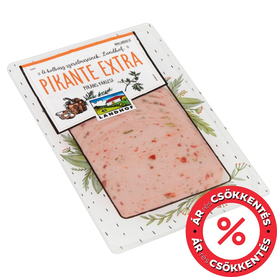 Landhof Sliced Piquant Bologna Sausage 100 g