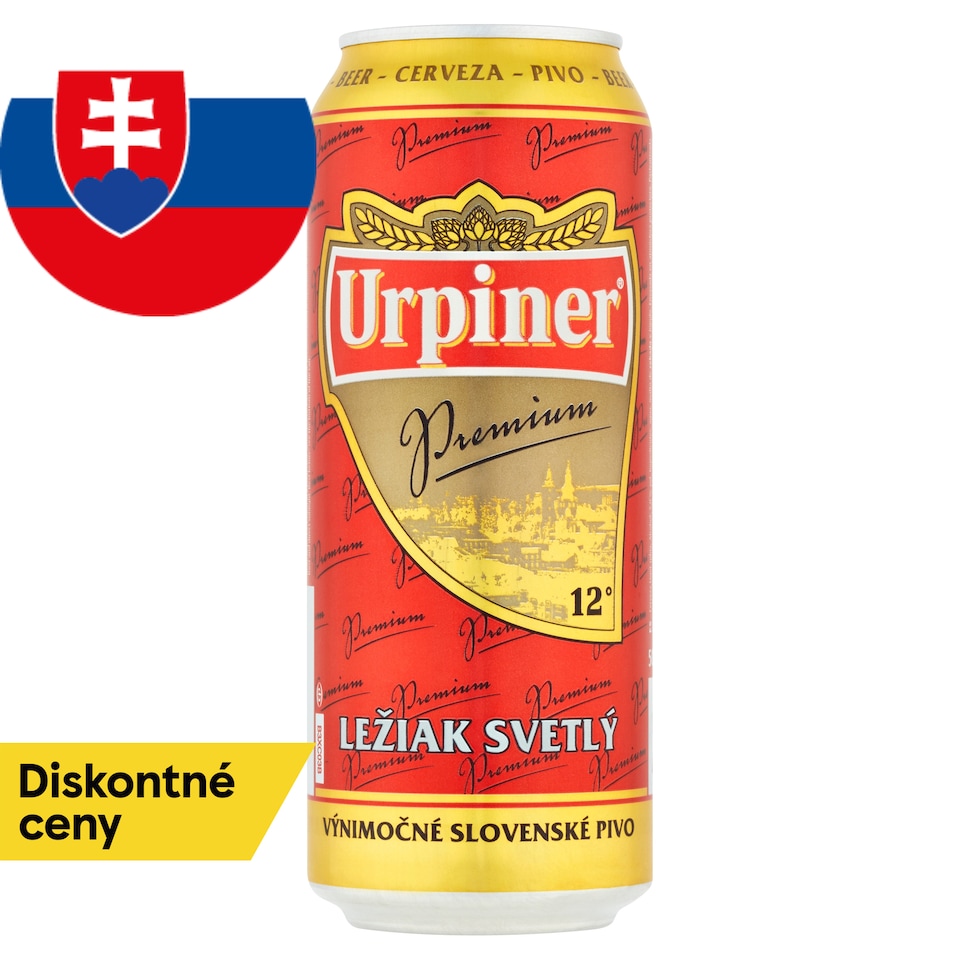 Urpiner Premium 12° ležiak svetlý 500 ml