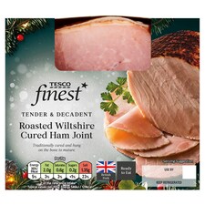 Tesco Finest Roasted Wiltshire Cured  Ham Joint 700g